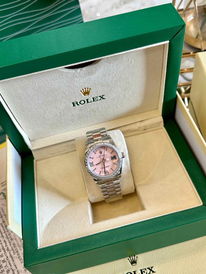 DAY-DATE Pink Dial Mechanical Movement Watch【Dial diameter：40mm 】28770523