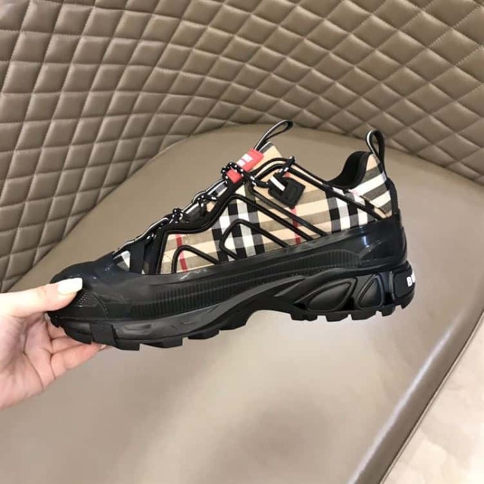 BURB5RRY VINTAGE CHECK COTTON AUTHUR SNEAKERS BBR090