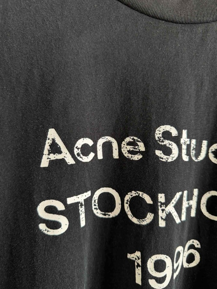 1:1 quality version Stockholm 1996 Print Washed Long Sleeve T-shirt 5 colors 29069248