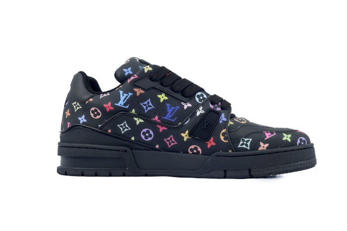 1:1 quality version L Trainer x Murakami Takashi Multicolor Monogram Sneakers 29093447
