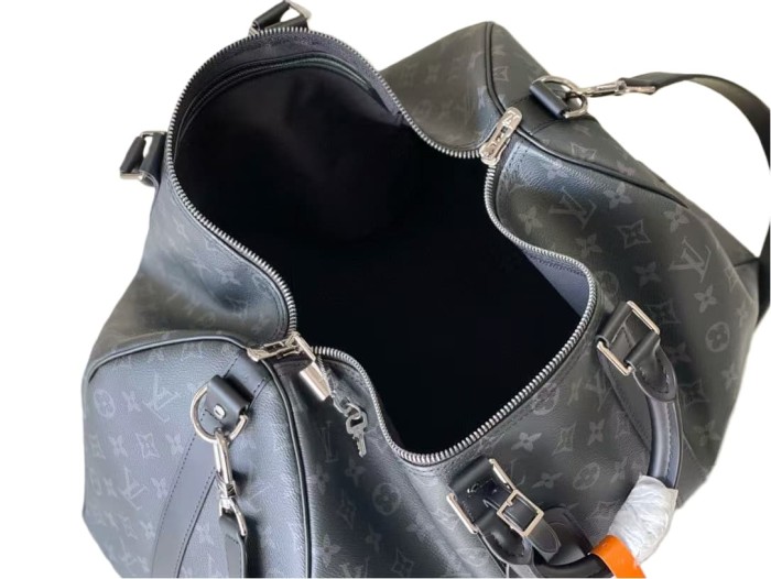 1:1 quality version Keepall 45 Vintage Canvas and Cowhide Leather Shoulder Bag 28693108