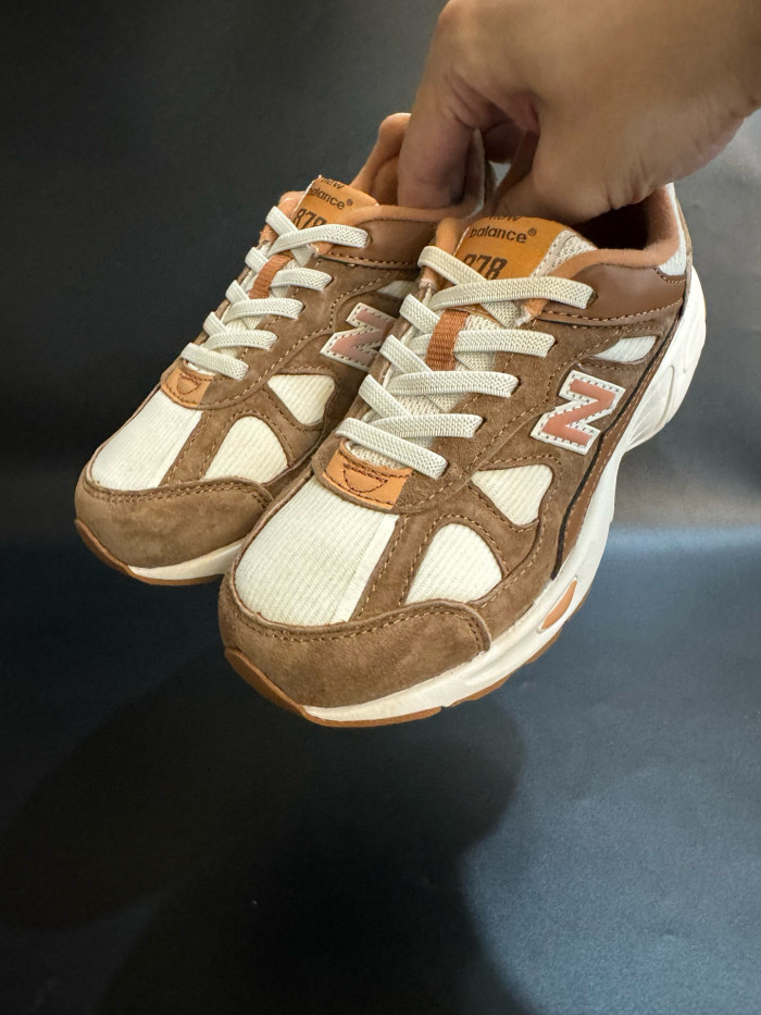 878 Elastic Lace Retro Dad Sneakers for Kids 6 colors 29011048