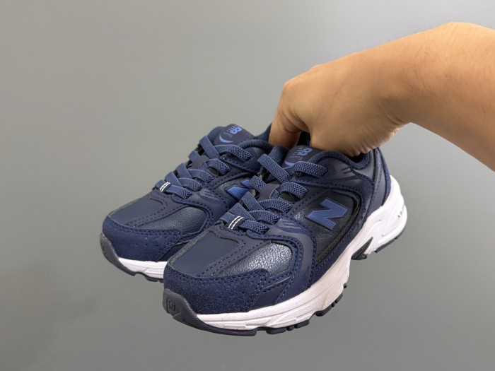 530 Leather Upper Elastic Band Dad Shoes for Kids 4 colors 28998742