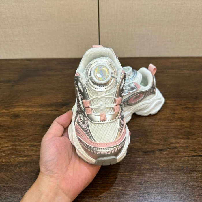 Mesh Rotating Button Dad Shoes Running Shoes for Kids 4 colors 29018042