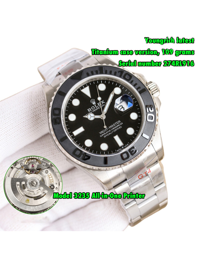 1:1 quality version Titanium case yacht Master watch【Dial diameter:36/41mm 】28770238