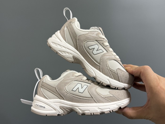 530 Leather Upper Elastic Band Dad Shoes for Kids 4 colors 28998742