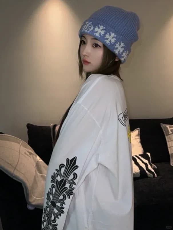 1:1 quality version Printed Crew Neck Sweatshirt 2 Colors 28947705