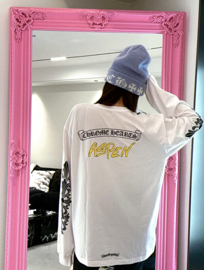 1:1 quality version ASPEN Limited Edition Floral Sleeve Print  Long Sleeve T-Shirt 2 colors 28700629