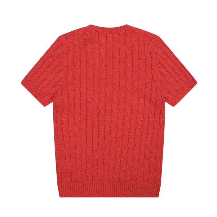 27971173 Embroidered Logo Knit T-shirt 12 colors for girls