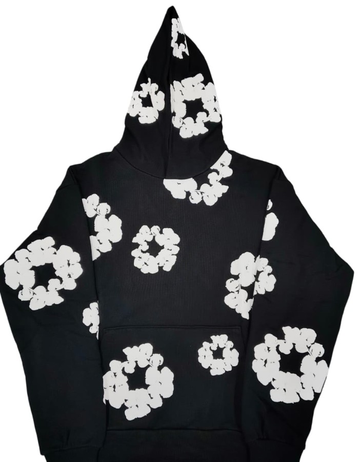Kapok Foam Print Hoodie & Pants Set for Kids 5 colors