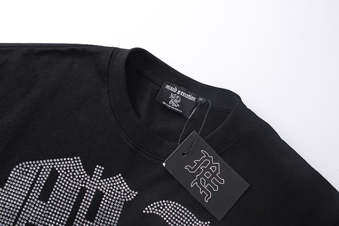 Dark Rock Octopus Man Rhinestone Print Tee 2 colors 29105625