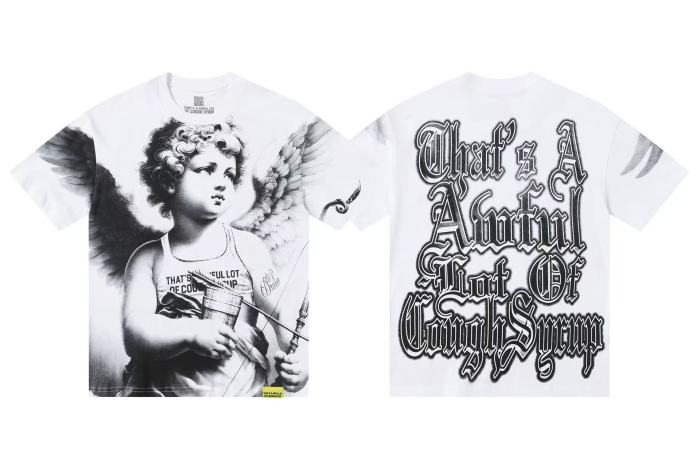 Pink Angel Print Tee 4 colors 28599022