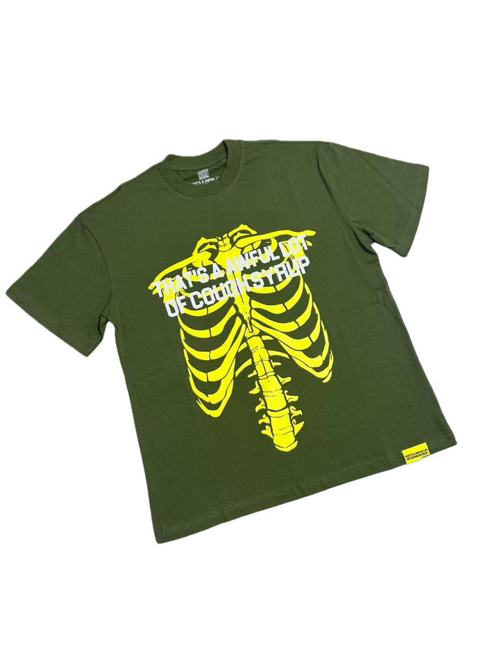 Skeleton Letter Print Tee 3 colors 28496619