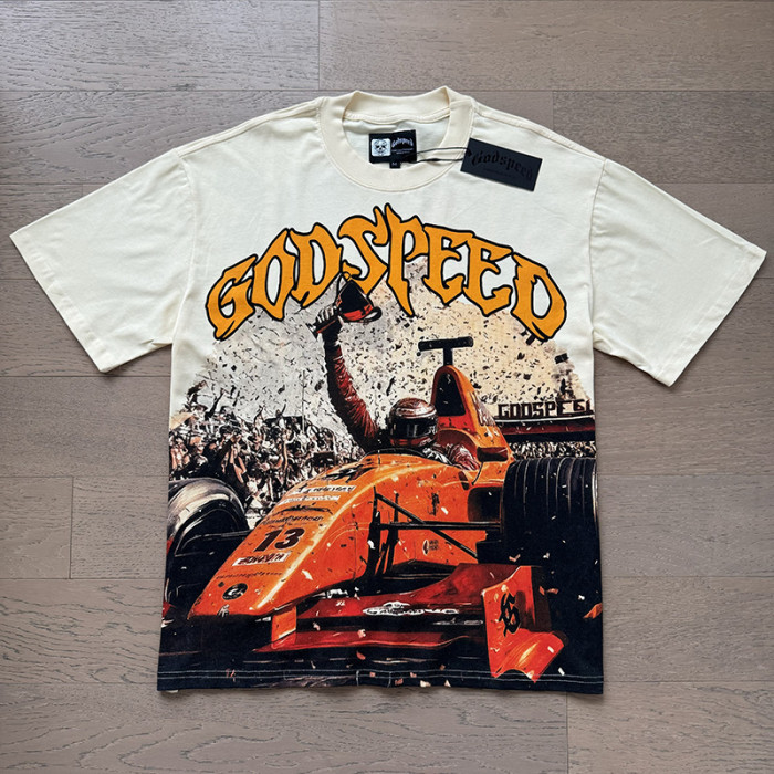 Retro racing champion print T-shirt 29046901
