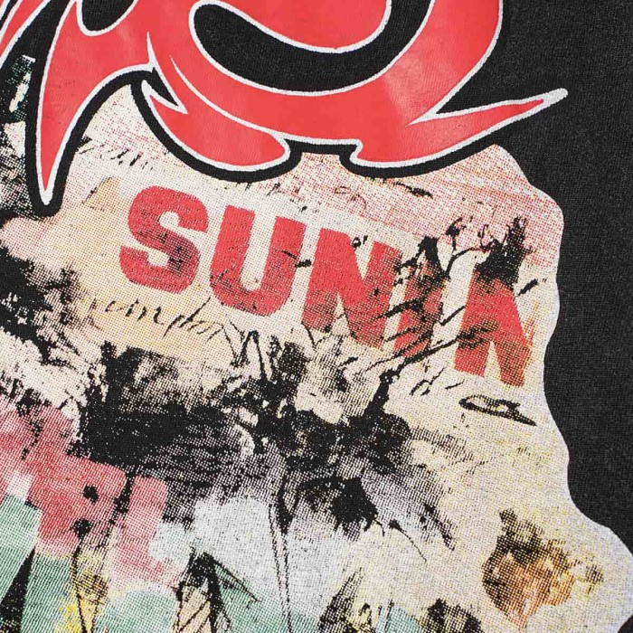 Splatter Graffiti Racing Print Washed Tee 2 colors 29098142
