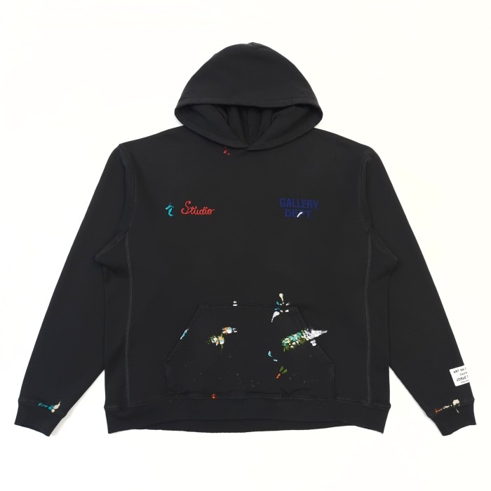 [Big & Tall for weights up to 260 lbs]1:1 quality version Embroidered Hand-Painted G-Leather Hoodie 2 colors 28760680