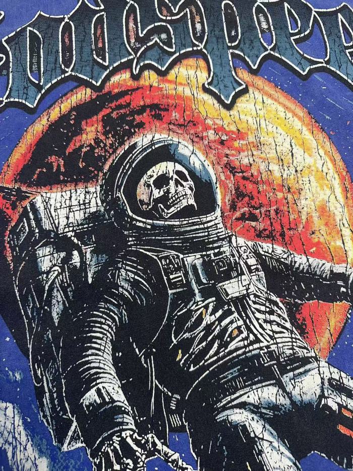 Astronaut Planet Print Washed Version Tee 3 colors 28694025
