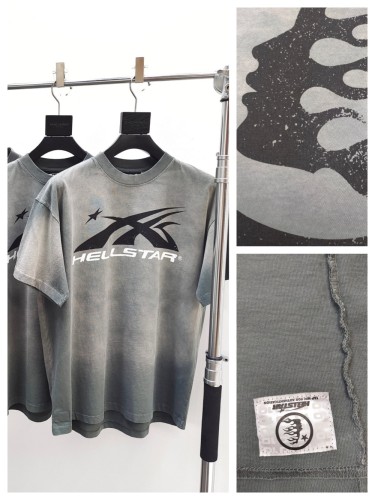 [Big & Tall for weights up to 260 lbs]1:1 quality version Mottled Logo Washed Version Tee with NFC tag