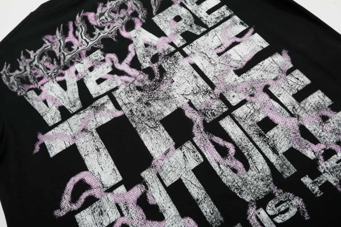 Football Helmet & Skull Print Washed Tee 29090175