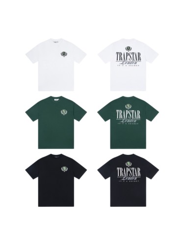 High Street Front Crest And Back Trapstar Logo T-Shirt 3 colors 29080060