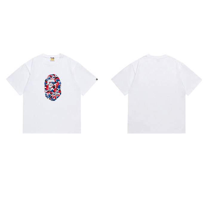 Red Blue White ABC Camo Ape Head Print T-Shirt 2 colors 29052458