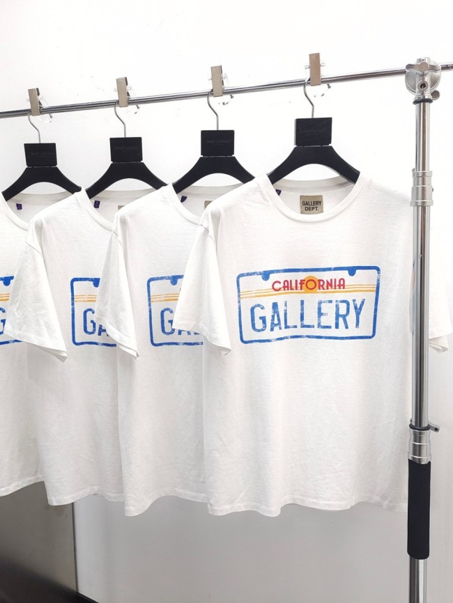 [Big & Tall for weights up to 260 lbs]1:1 quality version Blue License Plate Print Tee