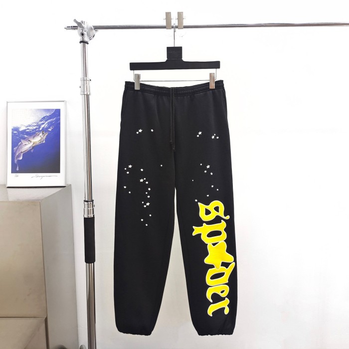 1:1 quality version Black JF Star Print Hoodie & Pants Set