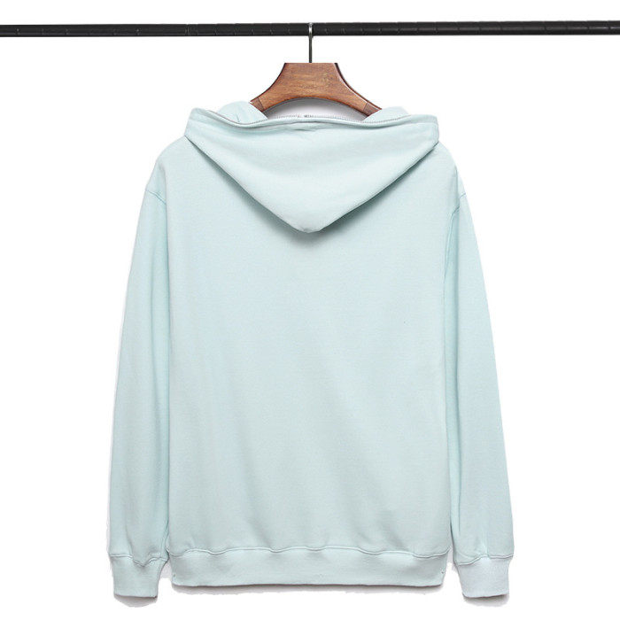 Ape Head Embroidered Small Label Solid Color Zip Hoodie 5 colors