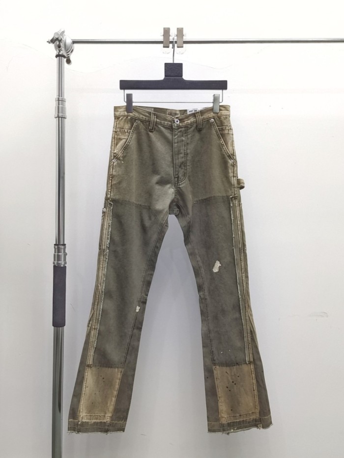 [Big & Tall for weights up to 260 lbs]1:1 quality version Vintage Ink Splash Spliced Workwear Washed Jeans 3 colors