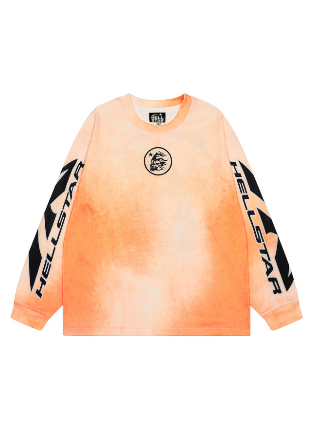 Classic logo Print Washed Version Long-Sleeve T-Shirt 28471087