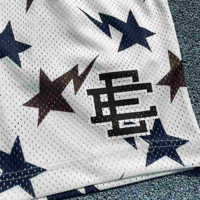 1:1 quality version  All-over Lightning Star Logo Print Shorts 6 colors