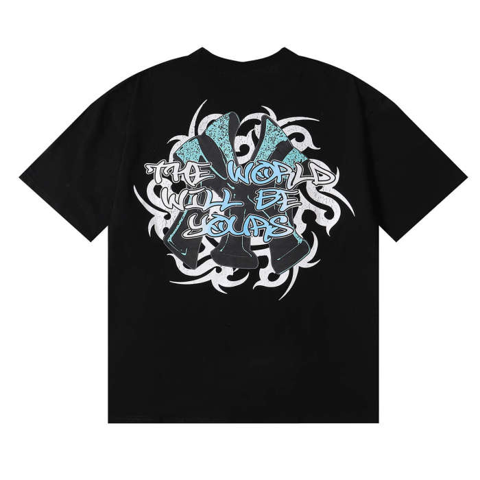 Creative Letter Embrace the Earth Print Tee