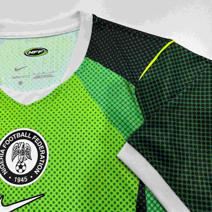 2026/2027 Nigeria Green Eagle Dot Pattern Home Authentic Jersey 29082276