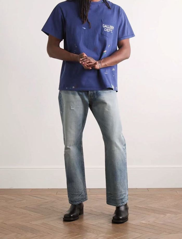 [Big & Tall for weights up to 260 lbs]1:1 quality version 28302926 Hand Painted Pocket Tee 2 colors