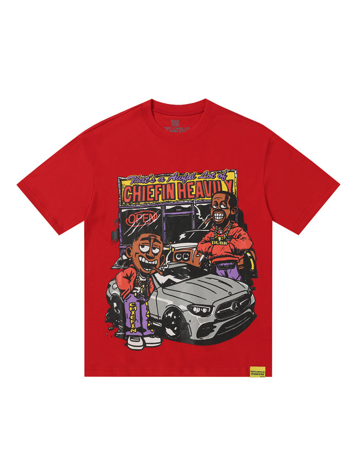 Car Cartoon Portrait Print Tee 2 colors 28496614