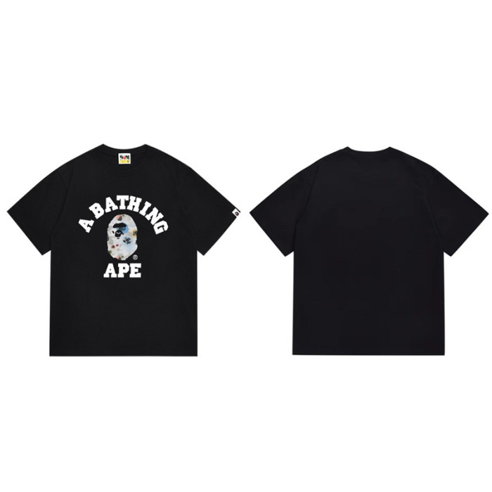 28270607 Checkered Graffiti Dazzle Ape Head Print Tee 28 colors