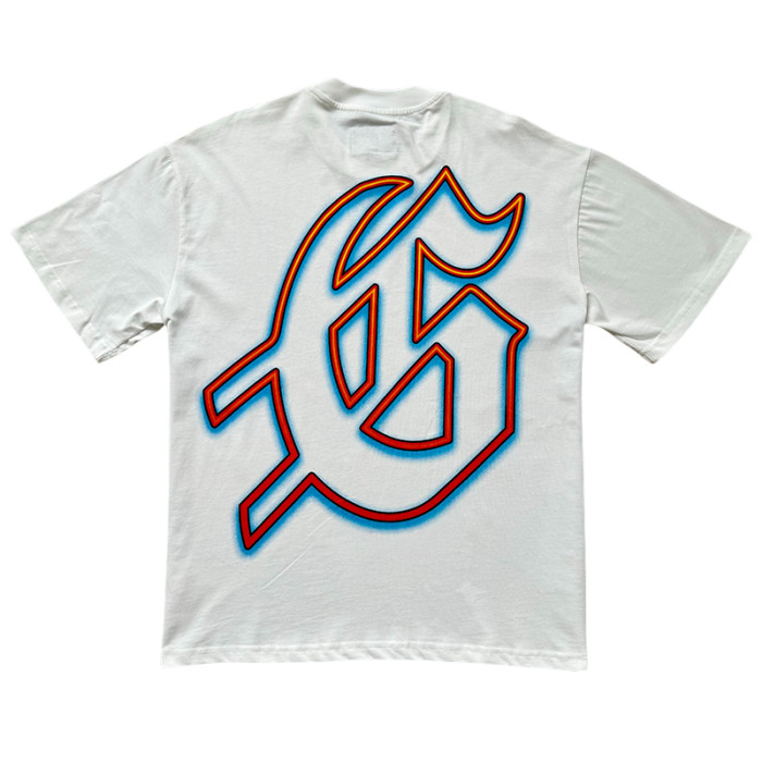 28195219 Racing Skull Coconut Print Washed Version Tee 2 colors