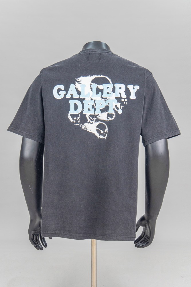 [buy more save more]28021803 Ghost Letter Print Washed Version Tee