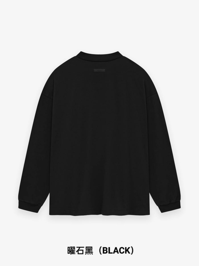 [buy more save more][Big & Tall for weights up to 220 lbs]1:1 quality version Letter LOGO Round Neck Long Sleeve T-Shirt 2 colors