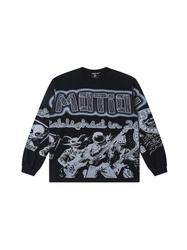 Astronaut Band printed Long Sleeve T-Shirt 28462020