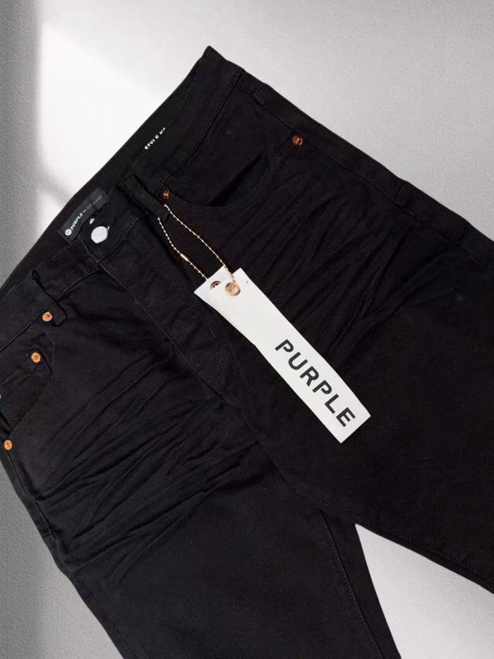 1:1 quality version Classic Solid Black Slim Flare Jeans 29047023