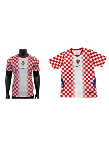 2026/2027 Croatia Red And White Checkered Home Jersey 2 Kind 29085318