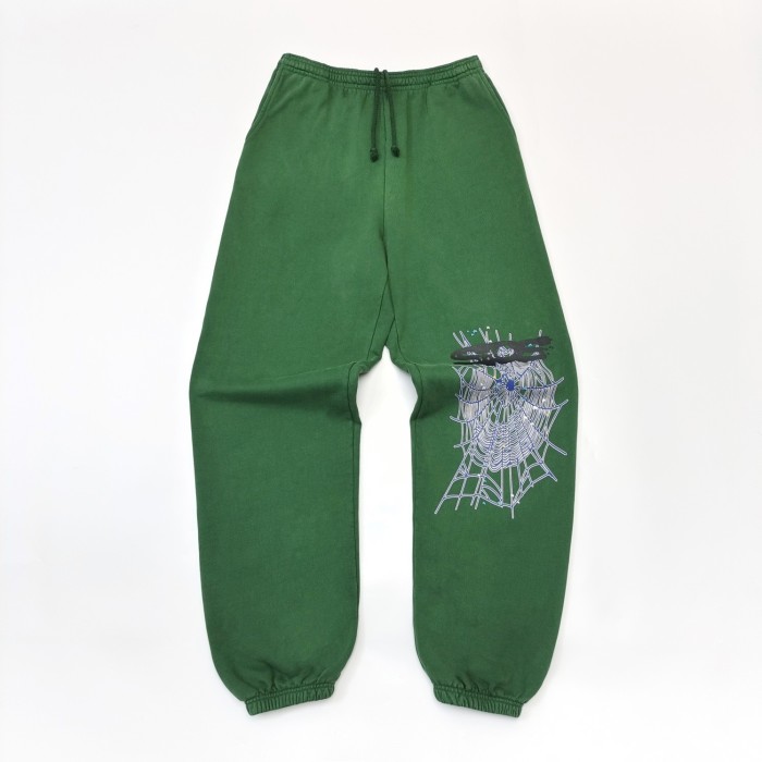 1:1 quality version Army Green Starfish Spider Web Hoodie & Pants Set