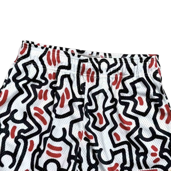 1:1 quality version Art Graffiti Co-Branded Print Mesh Shorts 3 colors 28969518