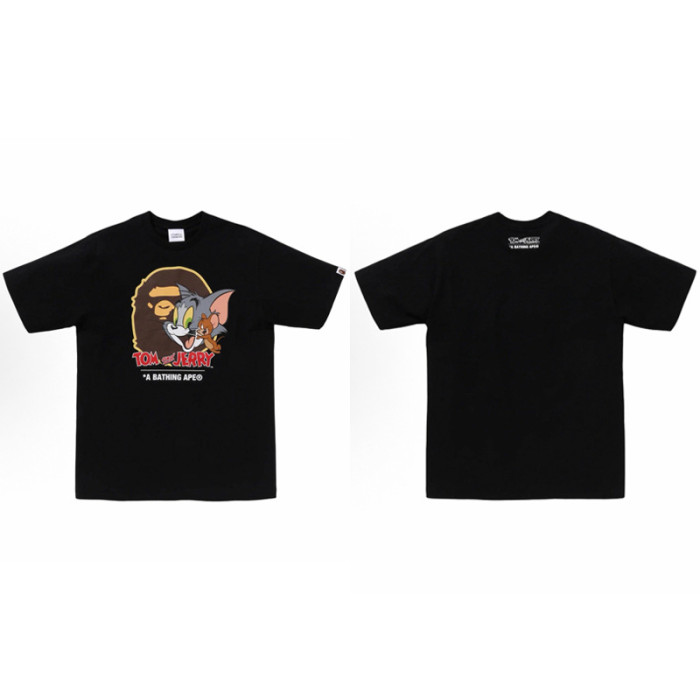 28199410 Hello Kitty & BABY MILO & Tom and Jerry Cartoon Collaboration printed tee 60 colors