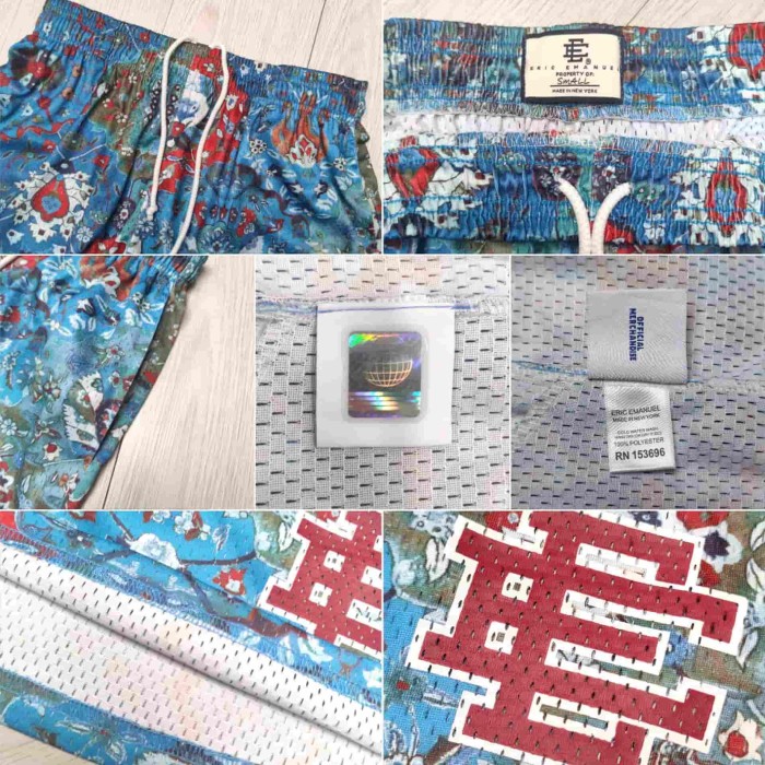 1:1 quality version Ornate Luxury Pattern Mesh Shorts 5 colors 29077531