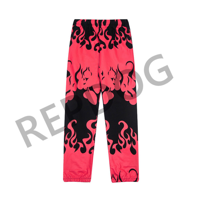 Flame Totem Printed Sweatpants 2 colors