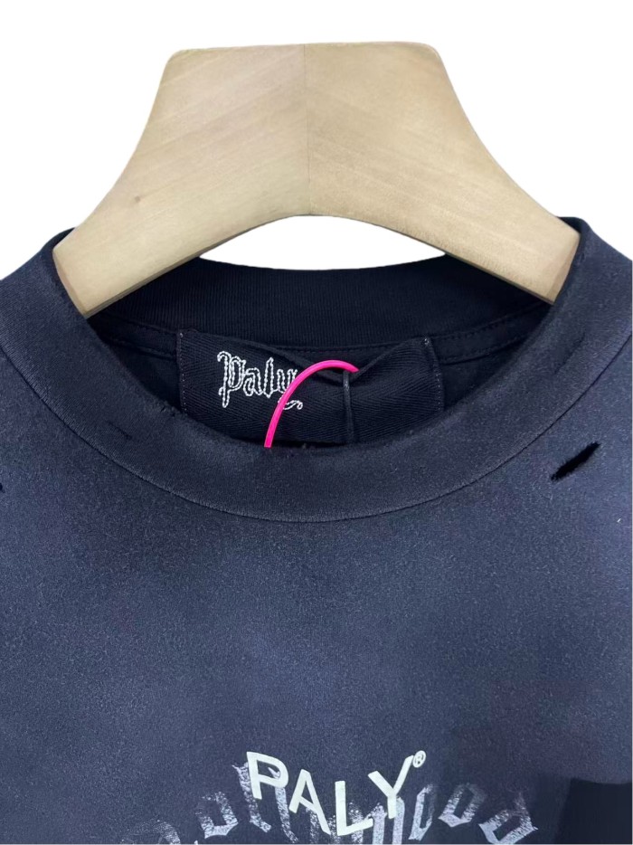 Ripped Pocket Print Washed Version Tee 3 colors 28756294