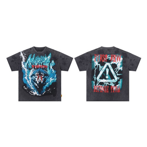 WARNING NOT SO QUIET WOLF CROPPED printed Tee 28747681