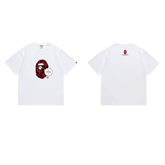 Dialogue Box Dark Pattern Ape Man Print T-shirt 2 colors 29060339